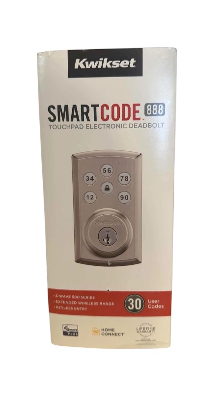 Photo 1 of NIB SMARTCODE 888 TOUCHPAD ELECTRONIC DEADBOLT