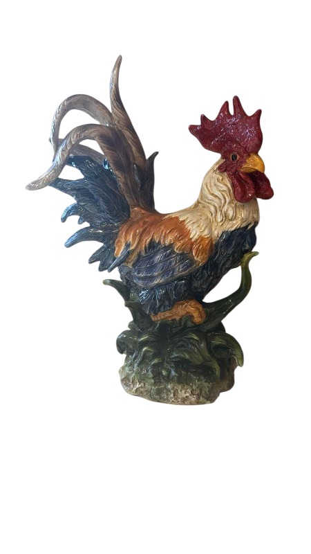 Photo 1 of BLUE SKY COLLECTIBLE CERAMIC ROOSTER H16”