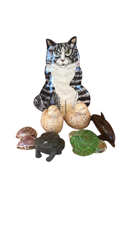 Photo 1 of ANIMAL CERAMIC & GLASS COLLECTIBLE FIGURINES