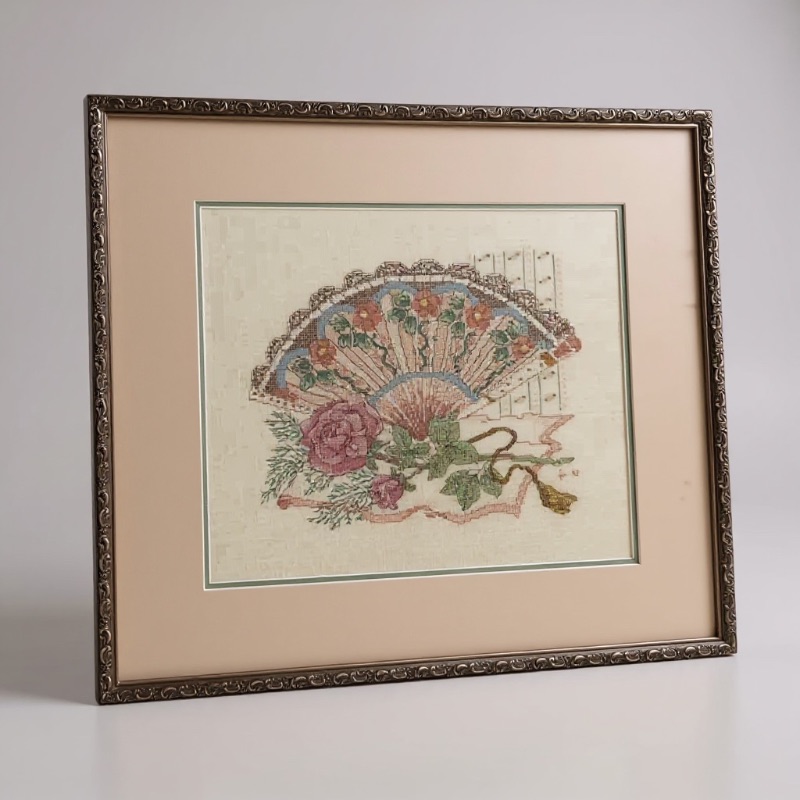 Photo 1 of FRAMED "FAN" ARTWORK 21” x 19”