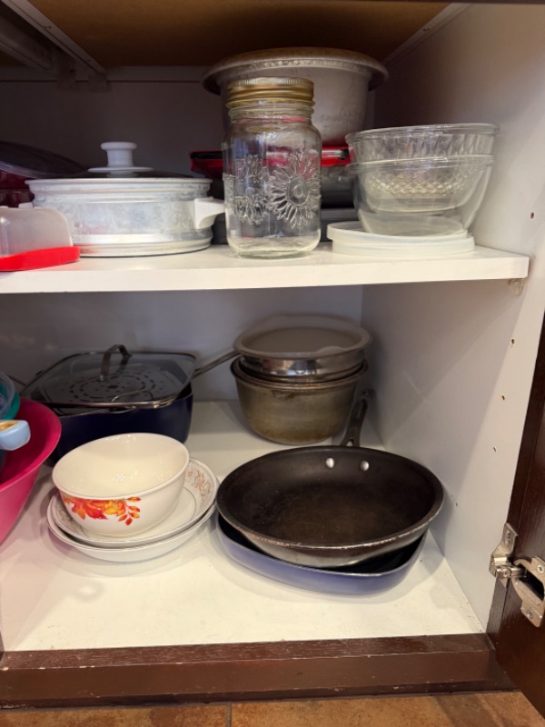 Photo 1 of CONTENTS OF KITCHEN CABINET-KITCHEN DISHES