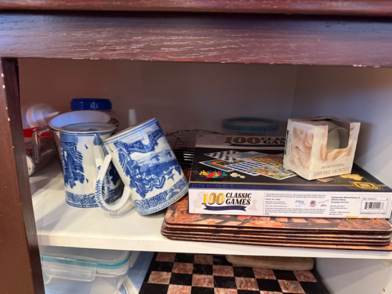 Photo 1 of CONTENTS OF KITCHEN CABINET-KITCHEN DISHES