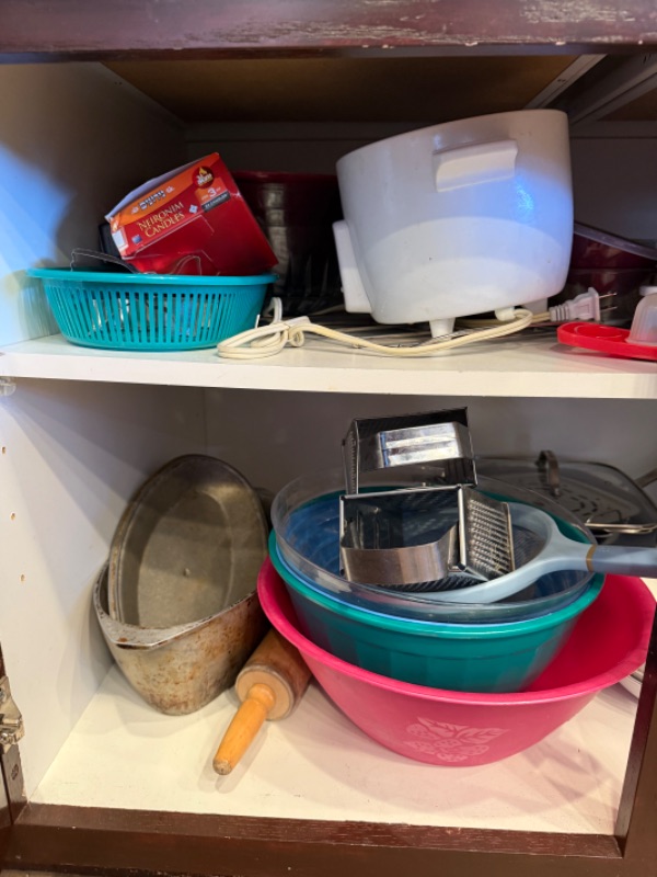 Photo 1 of CONTENTS OF KITCHEN CABINET-KITCHEN DISHES