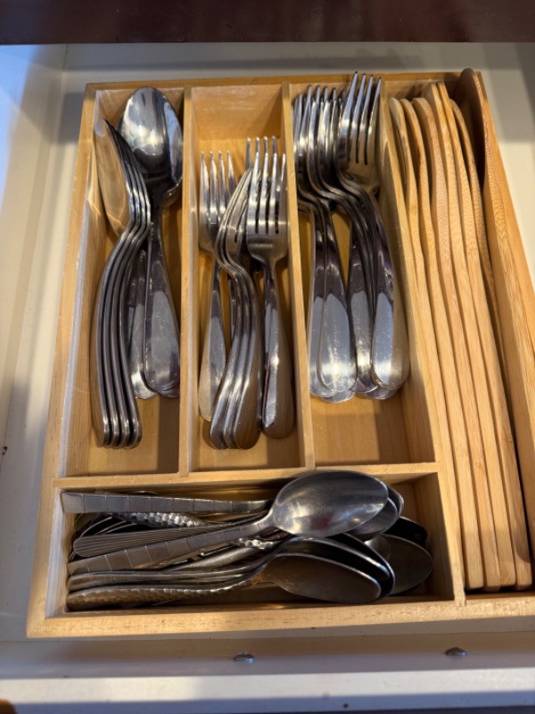 Photo 1 of CONTENTS OF KITCHEN DRAWER-SILVERWARE
