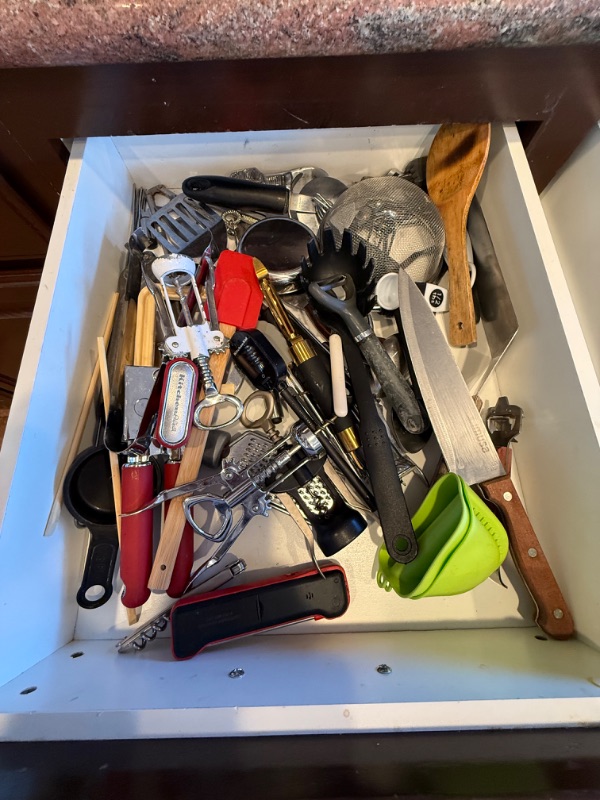 Photo 1 of CONTENTS OF KITCHEN DRAWER-KITCHEN UTENSILS