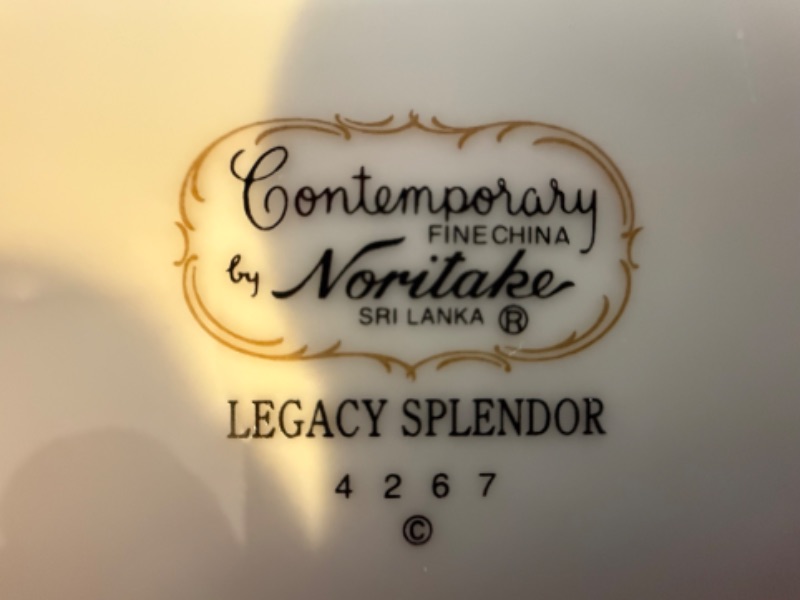 Photo 1 of NORITAKE CONTEMPORARY FINE CHINA SET