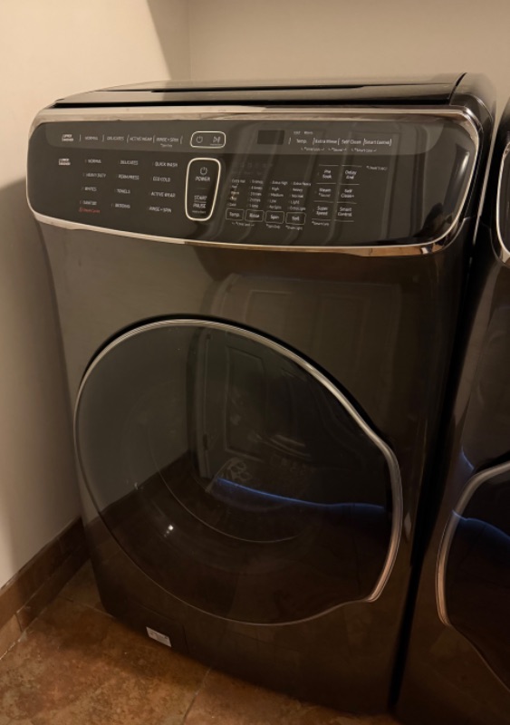 Photo 1 of SAMSUNG BLACK & STAINLESS STEEL WASHER