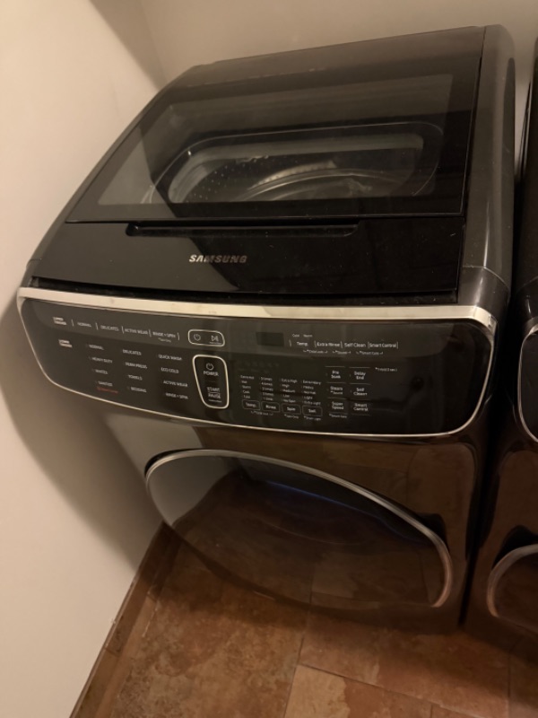 Photo 1 of SAMSUNG BLACK & STAINLESS STEEL WASHER