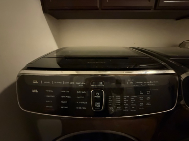 Photo 1 of SAMSUNG BLACK & STAINLESS STEEL WASHER