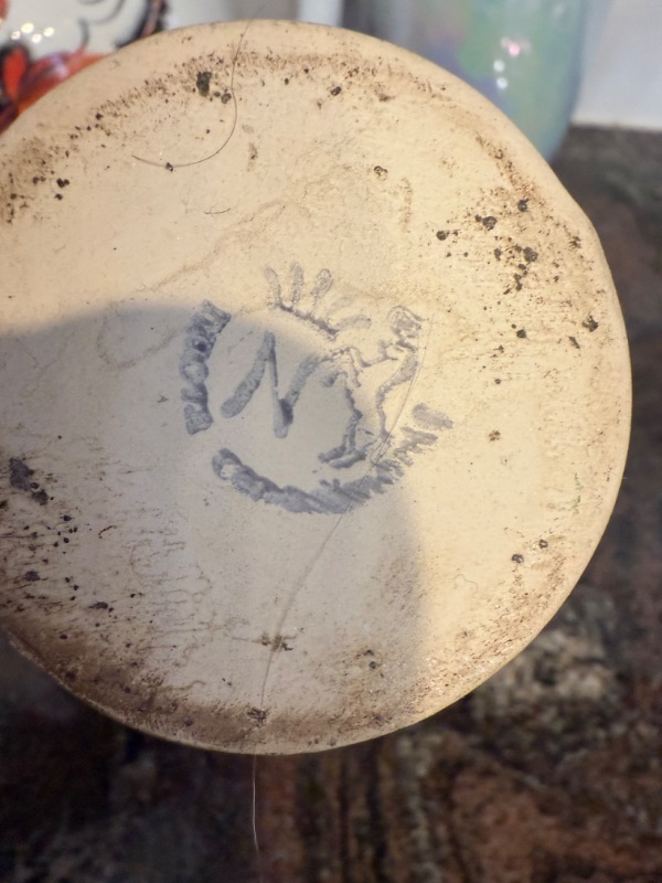 Photo 1 of CERAMIC FLORAL TEA POT, VASE & VINTAGE CREAMER