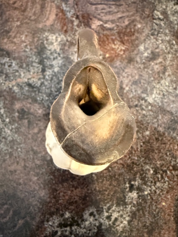 Photo 1 of CERAMIC FLORAL TEA POT, VASE & VINTAGE CREAMER