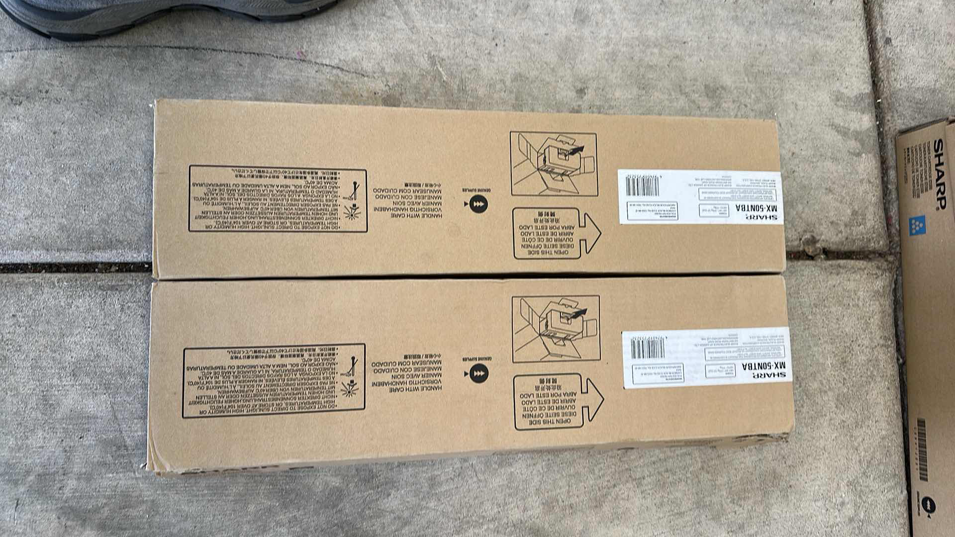 Photo 1 of 2- NIB SHARP MX50NTBA LASER TONER CARTRIDGES