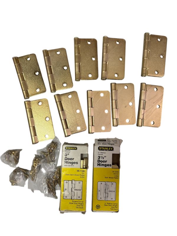 Photo 1 of (14)PCS DOOR HINGES 3" AND 3.5"
