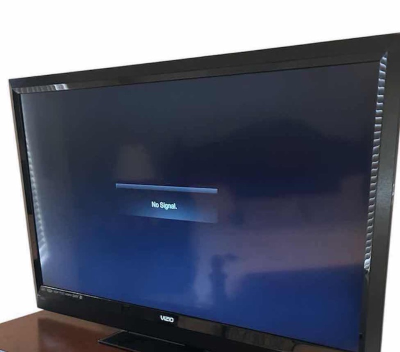 Photo 1 of VIZIO 46" TV ON STAND W REMOTE