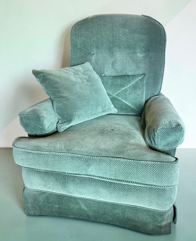 Photo 1 of FABRIC SWIVEL ROCKING CHAIR 29“ x 31“ x H39“