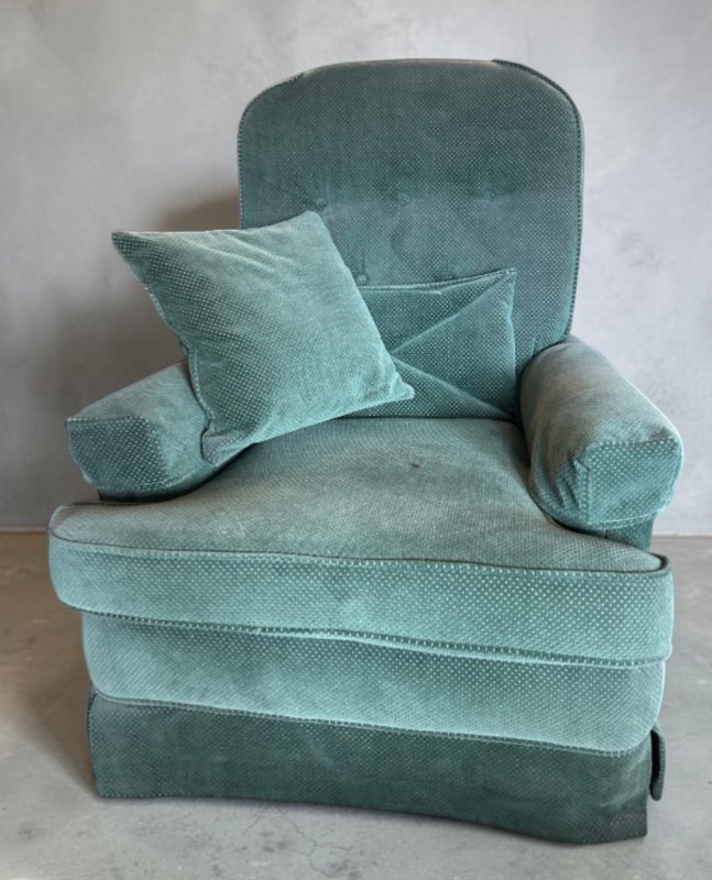 Photo 1 of FABRIC SWIVEL ROCKING CHAIR 29“ x 31“ x H39“