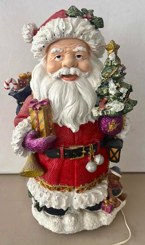 Photo 1 of CHRISTMAS SANTA CLAUS FIGURINE, H12”