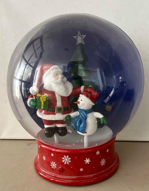 Photo 1 of CHRISTMAS SNOW GLOBE H12”