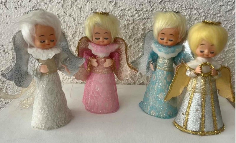 Photo 1 of 4 VINTAGE PAPER ANGELS H9”