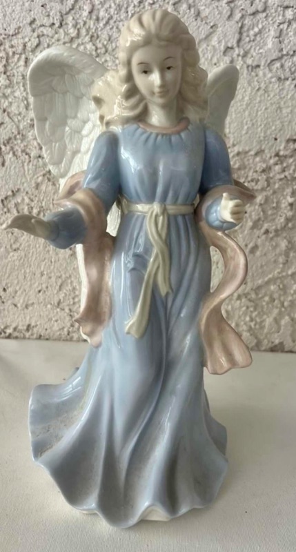 Photo 1 of CERAMIC ANGEL FIGURINE, H11”