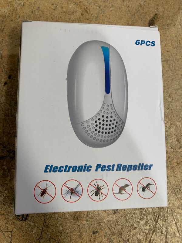 Photo 1 of 2025 Upgraded Ultrasonic Repellent Indoor, Mouse Traps Insert Plug in, Pest Control Repellent Ant,Roach,Rodent, Mouse, Bugs, Mosquito, Spider, for Home, Office, Warehouse 6 Packs