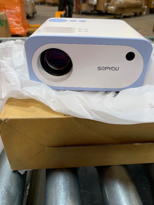 Photo 1 of [Ultra-Slim 1.97"| Netflix Licensed | AI Auto Focus | 360° Stand] Smart Mini Projector with WiFi 6 & Bluetooth, Built-in Netflix/YouTube/Disney+/Hulu, DBPOWER N5 Movie Projector for Bedroom (Black)