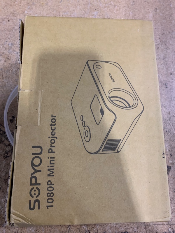 Photo 1 of [Ultra-Slim 1.97"| Netflix Licensed | AI Auto Focus | 360° Stand] Smart Mini Projector with WiFi 6 & Bluetooth, Built-in Netflix/YouTube/Disney+/Hulu, DBPOWER N5 Movie Projector for Bedroom (Black)