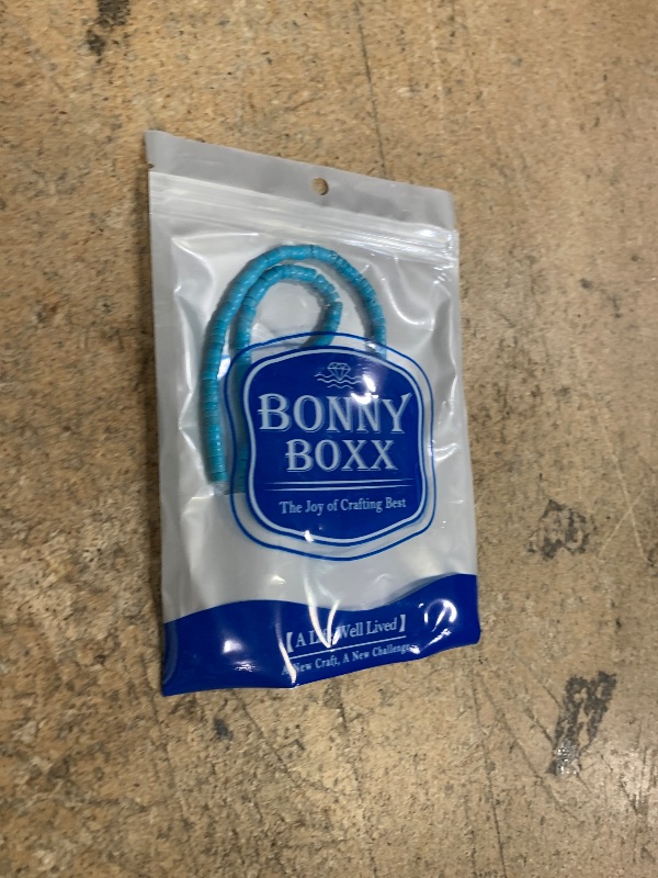 Photo 1 of 150PCs Natural Blue Turquoise Spacer Beads, Loose Semi Precious Flat Round Gemstone Heishi Disc Stone Beads for Beading Jewelry Making 4mm*2mm 38cm