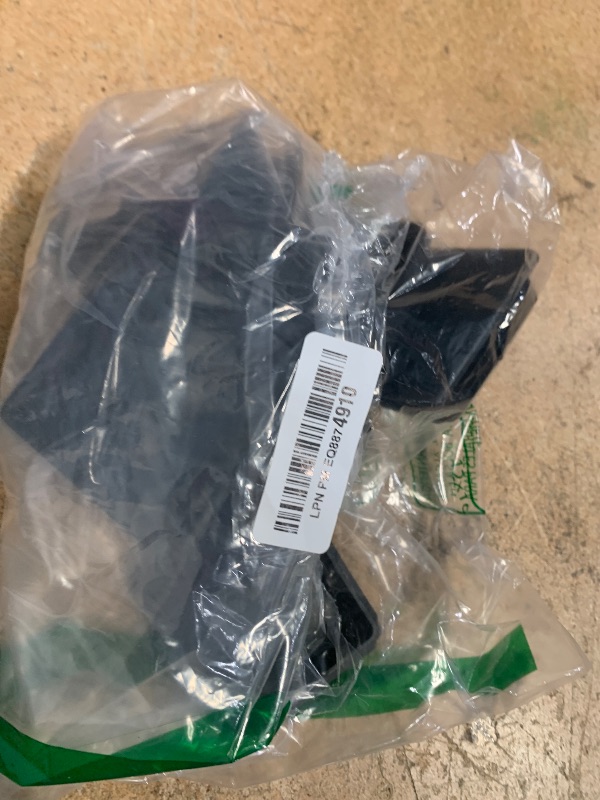 Photo 1 of 3 Inch Square Plastic Plugs Tubing End Caps Black Plastic Square Plugs Tubing Post End Cap for Square Tubing Chair Glide Inserts for Fitness Equipment (8 Pcs)