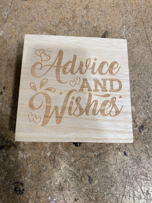 Photo 1 of **PREDICTION CARDS DIFFER FROM STOCK PHOTO**  50Pcs Baby Shower Advice Cards for Baby Shower Games, Baby Clothes Advice and Wish Cards Box for New Parents Baby Shower Decorations (Advice Cards)