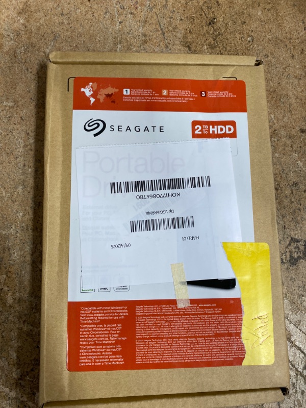 Photo 1 of Seagate Portable 2TB External Hard Drive HDD — USB 3.0 for PC, Mac, PlayStation, & Xbox -1-Year Rescue Service (STGX2000400)
