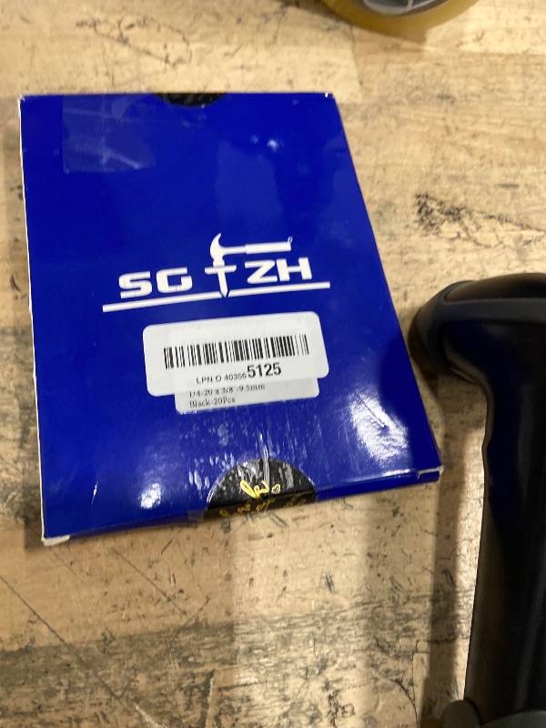 Photo 1 of 1/4-20 x 3/8" Hex Head Screw Bolt, Nuts, Flat & Lock Washers, 20Pcs 18-8 (304) Stainless Steel, Fully Threaded, Black Oxide by SG TZH
