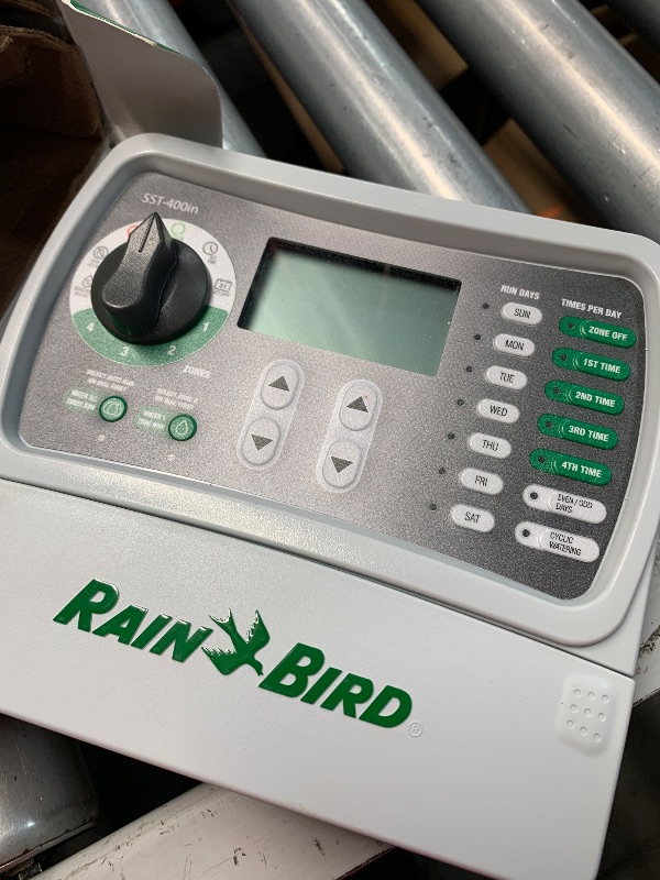 Photo 1 of (used)(see images) Rain Bird SST400IN Simple-to-Set Indoor Sprinkler/Irrigation System Timer/Controller, 4-Zone/Station (this New/Improved Model Replaces SST400I)