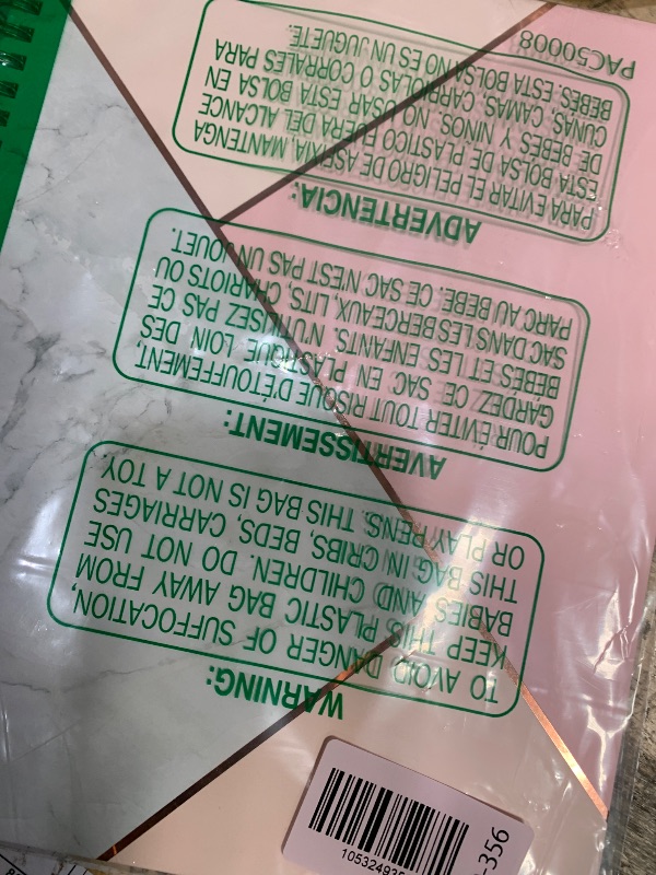 Photo 1 of 2026 Planner - Jan. 2026 - Dec. 2026, 8" x 10", 2026 Planner Weekly and Monthly with Tabs, Planners 2026, Twin-Wire Binding - Pink Marble