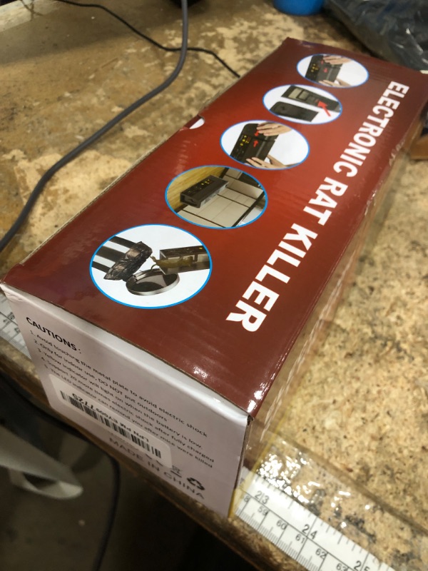 Photo 1 of 2025 Electric Mouse Trap Zapper Powerful Rat Traps Indoor for Homes with Anti-Escape Door,Effective & Reusable Humane Rodent Zapper Electric Shock Killer for Kitchens,Home,Garage