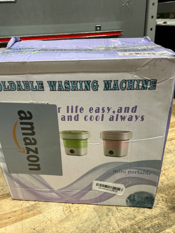 Photo 1 of *********************************Missing parts: power cord, and extraction tray.*******
Portable Washing Machine, Mini 16L Foldable Washer and Dryer with 3 Modes Deep Cleaning, Upgraded Small Collapsible Laundry for Travel, Apartment, Home, Hotel and camp