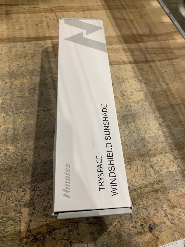 Photo 1 of [2025 Upgrade] Nmoiss Windshield Sun Shade Umbrella - [Vinyl Coating Heat Shield] Protect Car from Sun Rays & Heat Damage Keep Cool and Protect Interior, Spring Structure Edge Medium 56" L x 31" W
