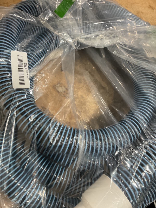 Photo 1 of 18FT Pool Vacuum Hose With Swivel Cuff 1-1/2" Diameter Flexible Heavy Duty Pool Vacuum Cleaning Hose Perfect for Above&In Ground Swimming Pool