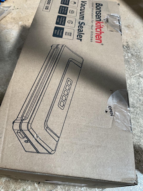 Photo 1 of [Updated 2025] Bonsenkitchen Vacuum Sealer Machine + 40 Vacuum Bags, Fast-Compact/Multi-Functional Food Vacuum Sealer with External Vacuum System, Silver