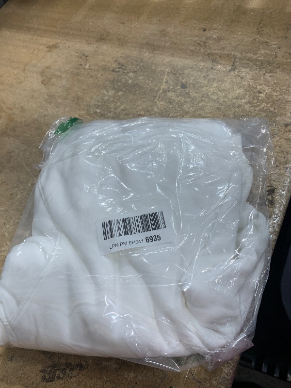 Photo 1 of ***(HEAVILY USED/ MINOR DAMAGE)***Fanway&EC Women's Long Sleeve Sweatshirt Casual Crewneck Oversized Pullover Hoodies Fall Tops White SIZE XL 