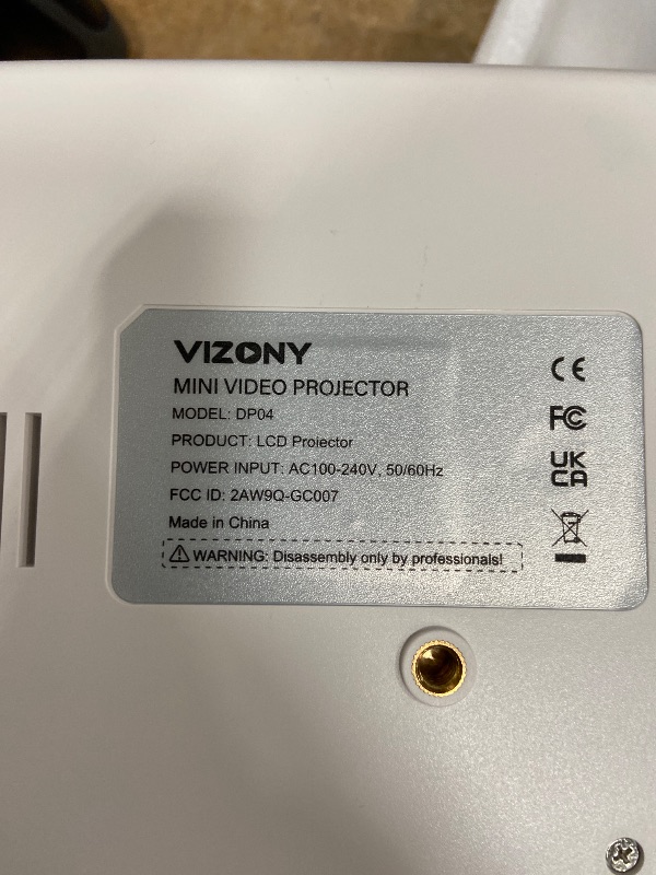 Photo 1 of [Netflix Licensed/Dolby Audio] Smart Projector with WiFi and Bluetooth, VIZONY Native 1080P Projector with Apps Built in Netflix, Youtube, Hulu, Disney+, Portable Mini Projector for Indoor/Outdoor
