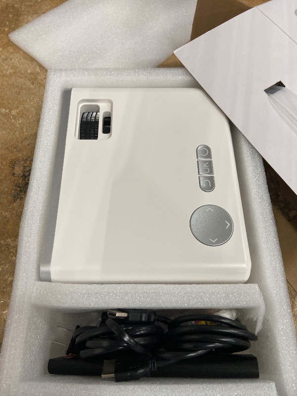 Photo 1 of [Netflix Licensed/Dolby Audio] Smart Projector with WiFi and Bluetooth, VIZONY Native 1080P Projector with Apps Built in Netflix, Youtube, Hulu, Disney+, Portable Mini Projector for Indoor/Outdoor