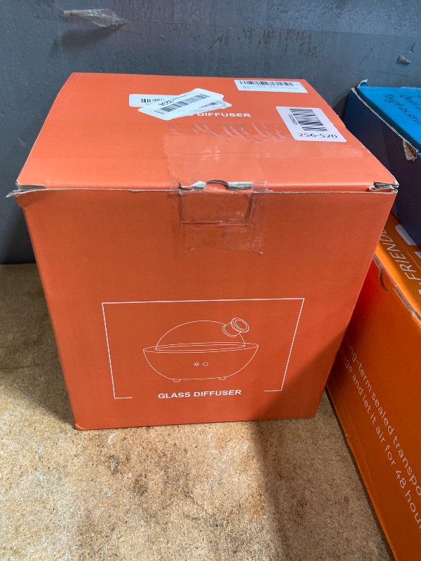 Photo 1 of 280ml Glass Essential Oil Diffuser Aromatherapy Diffusers Ultrasonic Cool Mist Humidifier with 2 Mist Modes & 7 Color LED Lights and Waterless Auto Shut-Off for Home Office Spa Bedroom,Dark Wood Grain