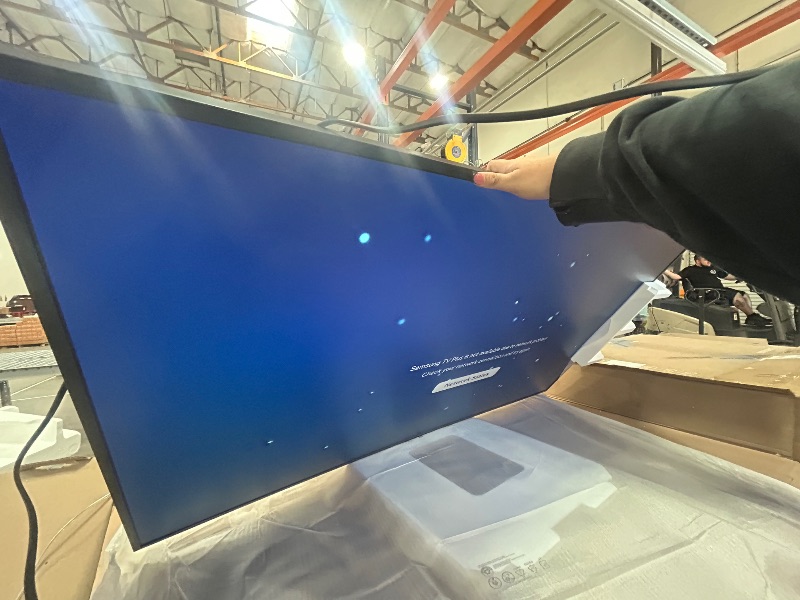 Photo 1 of ** SEE NOTES **SAMSUNG 65-Inch Class QLED 4K LS03D The Frame Series Quantum HDR Smart TV w/Dolby Atmos, Art Mode, Anti-Reflection, Customizable Frame, Slim Fit Wall Mount with Alexa Built-in (QN65LS03D, 2024 Model)