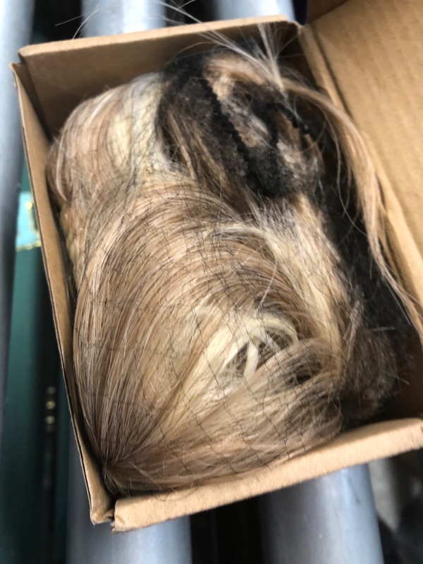 Photo 1 of (please see all images) LONAI Ponytail Extension, 18" Wavy Claw Clip Ponytail Extensions Shoulder Length Curly Wavy Claw Clip in Ponytail Hair Extensions