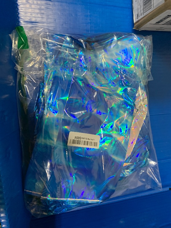 Photo 1 of 3 Pcs Iridescent Waves Tablecloths - Disposable Plastic Ocean Blue Table Cloth Rectangle Table Covers for Under the Sea Beach Surf Pool Party Birthday Party Decorations, 54 x 108 Inch