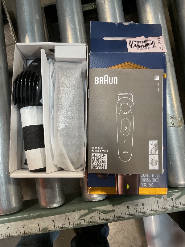 Photo 1 of **MISSING CHARGER CORD/PACKAGING BOX INCORRECT ITEM INSIDE IS CORRECT** Braun Hair Clippers 7-In-1 Beard Trimmer, Men's Grooming Kit New black