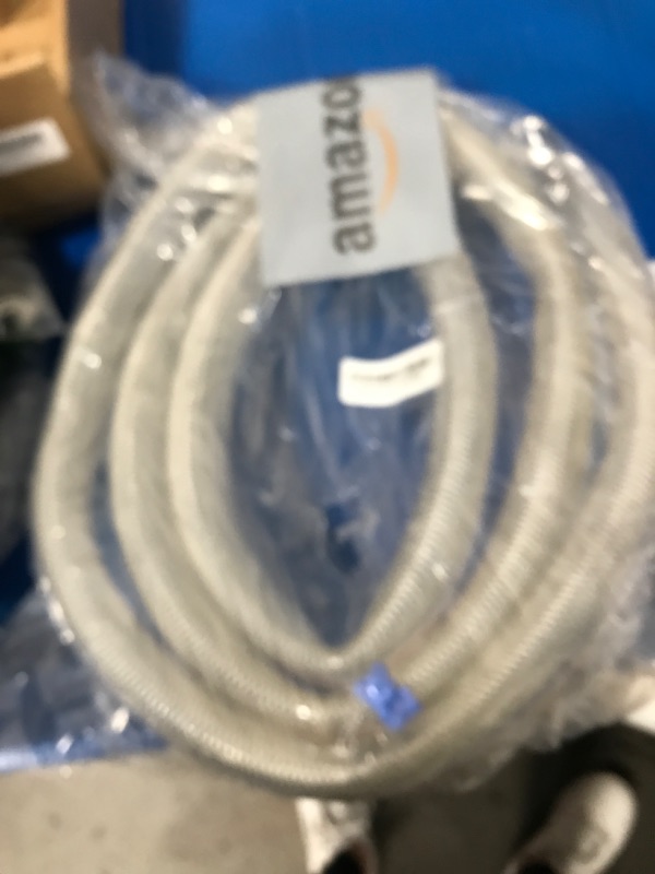 Photo 1 of 1-1/4" ID x 1-5/8" OD Soft Braided PVC Tubing, Clear Flexible PVC Tube Vinyl Hose Water Oil Winter antifreeze & Soft for Four Seasons (10Ft length)