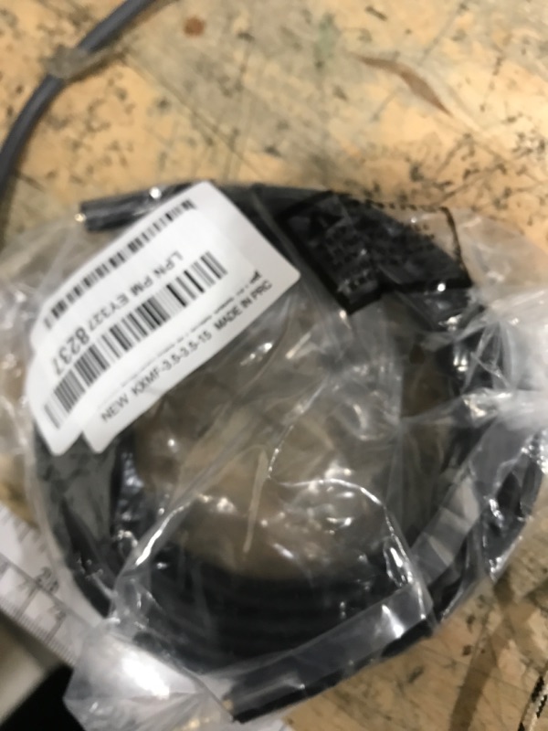 Photo 1 of 3.5mm Extension Cable 15 Feet, Male to Female Auxiliary Audio Stereo Cable, Headphone Extension Cord, Hi-Fi Sound, Gold Plated Connectors, OFC Core, Black, (with 5 pcs Cable Ties)