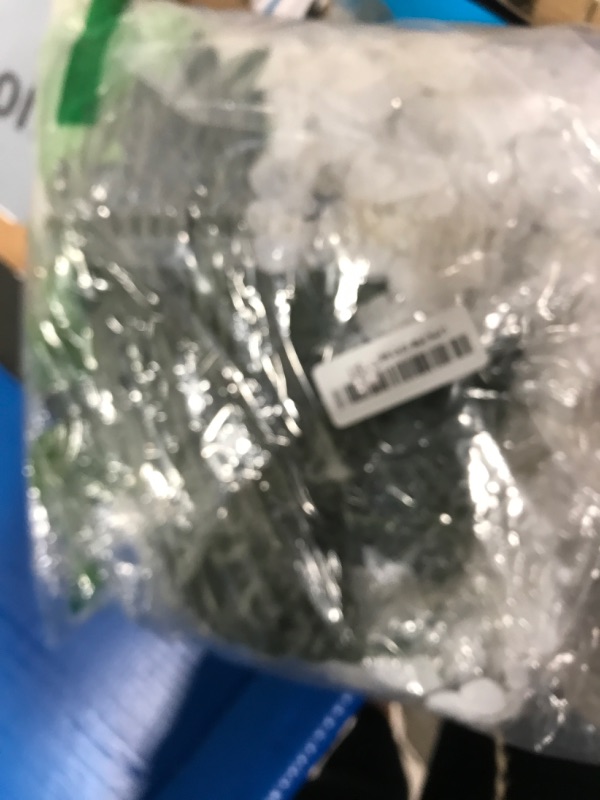 Photo 1 of 12Pcs Artificial Wisteria Flowers 3.6 Feet/Piece White Dense Artificial Fake Wisteria Vine Ratta Hanging Garland Silk Flowers String Home Party Wedding Decor(White-Dense)